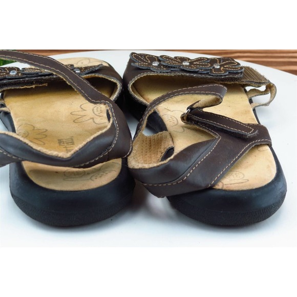 Smart fit Youth Girls Shoes Size 3.5 M Brown Ankle Synthetic - Picture 5 of 7